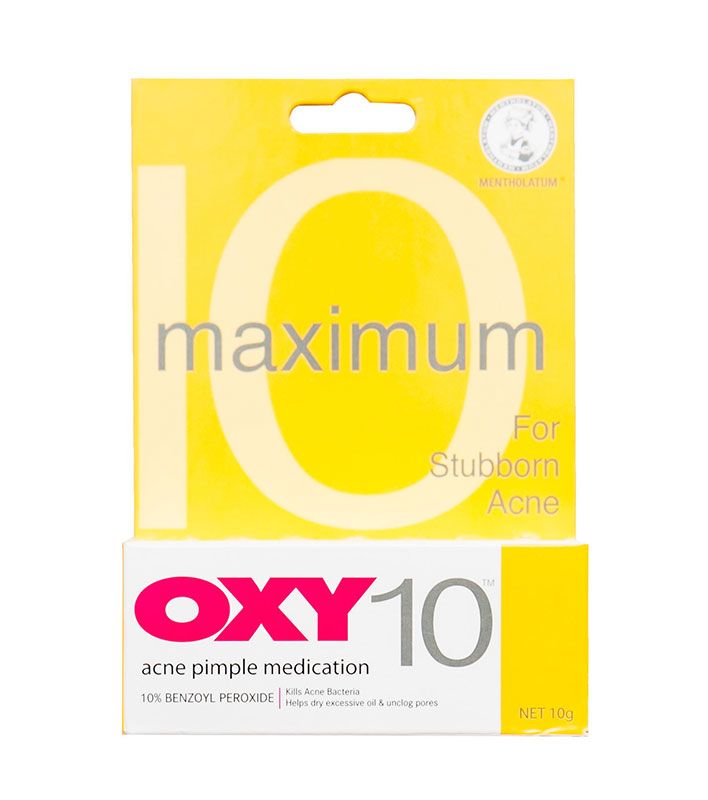 OXY 10 Acne Pimple Medication 10 Benzoyl Peroxide 10g Regular