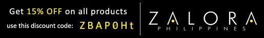 Shop at ZALORA Philippines and use the code ZBAP0Ht to get a 15% discount Shop at ZALORA Philippines and use the code ZBAP0Ht to get a 15% discount