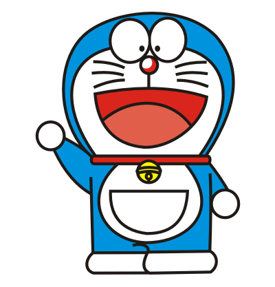 Doraemon on Convert Bitmap To Vector Service  Download Cartoon Vector   Doraemon