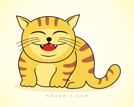 how to draw cute cartoon animals with. cute cat chubby fat cartoon