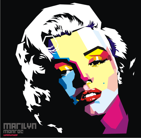 Marilyn Monroe Pop Art Style