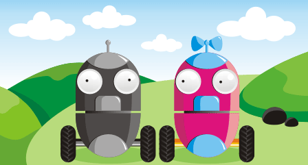 download two cute lovely robot