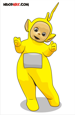 Teletubbies Lala Vector