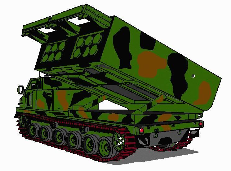 Lanzador Múltiple de Cohetes MLRS Lanzador Múltiple de Cohetes MLRS