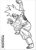 Goku Coloring Pages on Dragon Ball Z   Coloring Page Free Printables