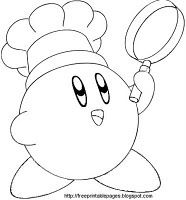 Kirby Coloring Sheets on Nintendo S Kirby Cartoon Character Free Coloring Pages All Your