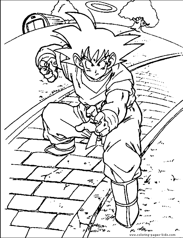 Dragon+ball+z+characters+coloring+pages
