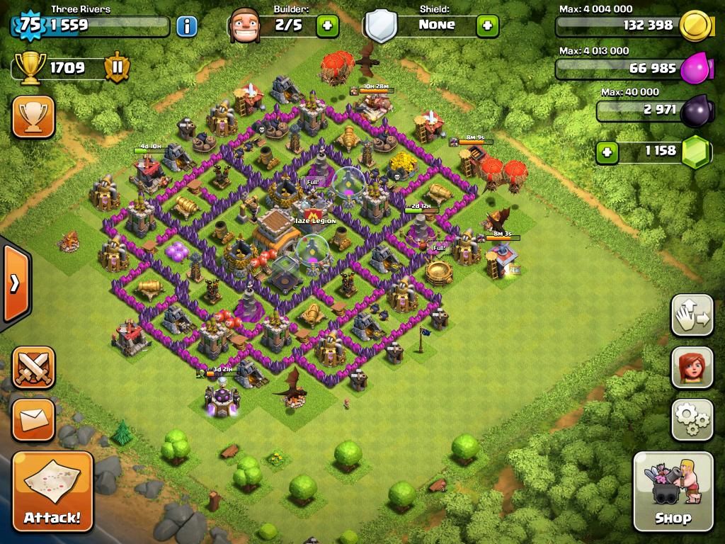 clash of clans town hall level 6