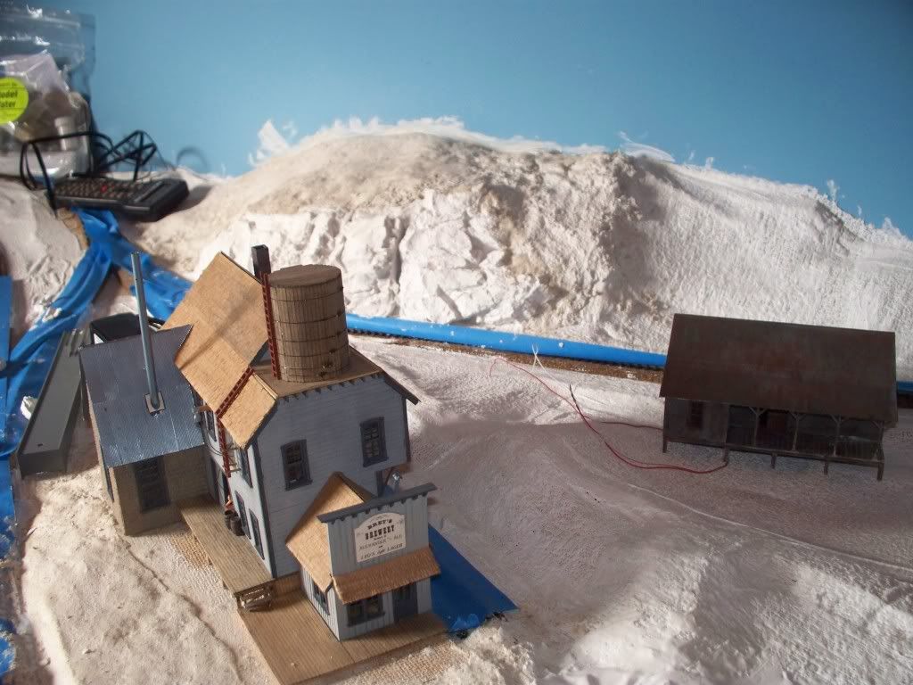 Installing Rock Castings on the Get Out & Push railroad.
