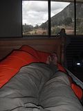 view from bed!