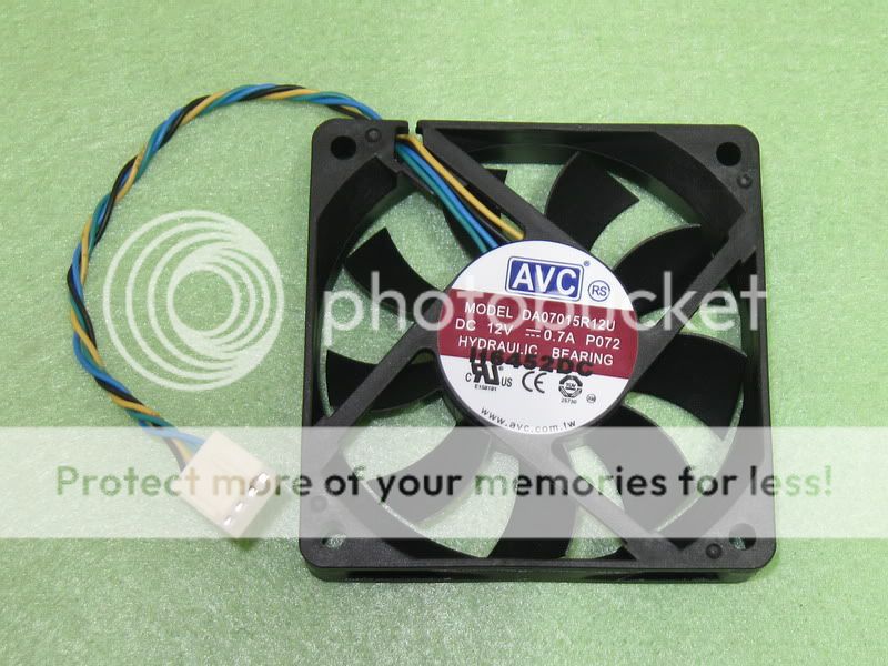   DA07015R12U 70mm x 70mm x 15mm Cooler Cooling Fan PWM 12V 0.7A 4Pin