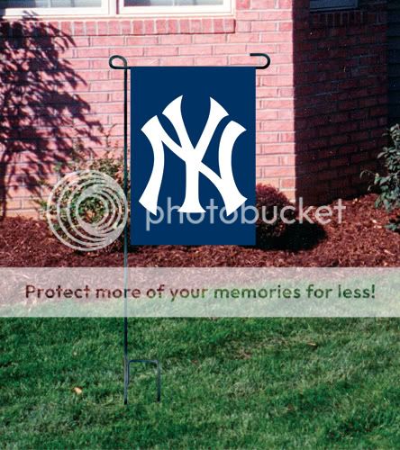 New New York Yankees Embroidered Garden Window Flag