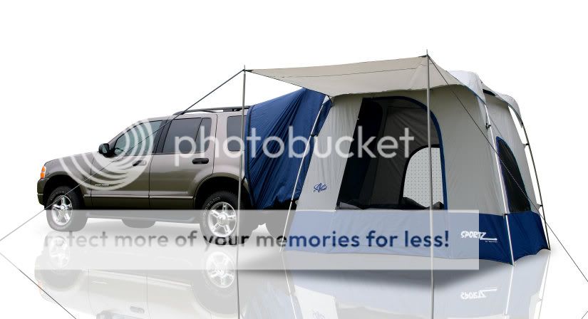   Sports SUV Tent provides you with the ultimate in tent camping design