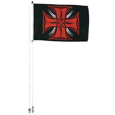 Motorcycle Banners Flags New Iron Cross Flag Bike Bicycle