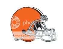 CLEVELAND BROWNS 12 x 12 Weather and Fade Resistant Fathead 