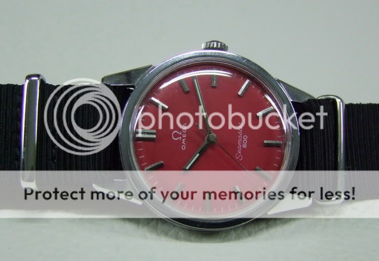 60S OMEGA SEAMASTER 600 RED DIAL MANUAL WIND MANS  