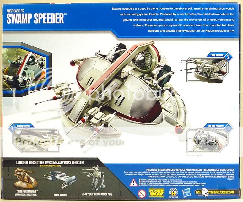 STAR WARS Clone Wars SWAMP SPEEDER  